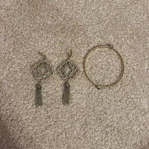 Catherine Popesco earrings and bracelet!